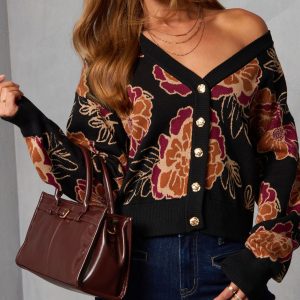 Paulino Printed Cardigan