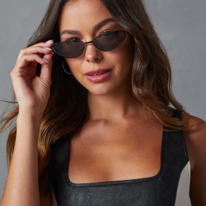 Aster Slim Cat Eye Sunglasses
