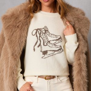 Winter Rink Ice Skate Graphic Sweater