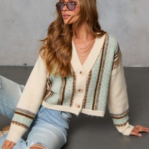 Emberglow Colorblock Cardigan
