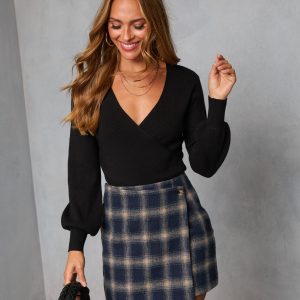 Abbey Drape Knit Sweater