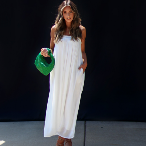 Gracia Everyday Sleeveless Pocketed Midi Dress