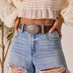 Amorosa Faux Suede Belt