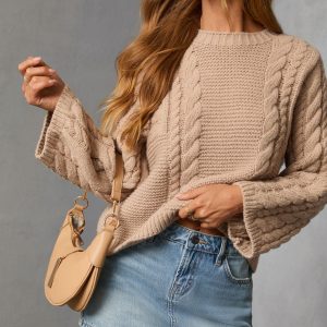 Acorn Trail Cable Knit Sweater