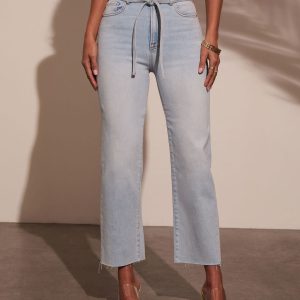Fitzpatrick Super Stretch High Rise Belted Jeans