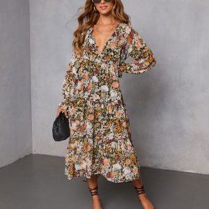 Ronda Tiered Midi Dress