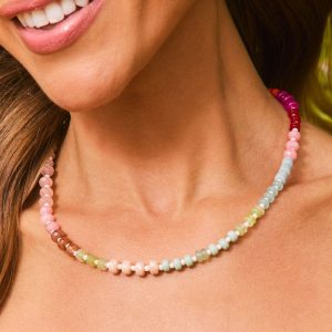 Sunshine Splash Multi Beaded Necklace