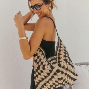 Full of Sunshine Woven Straw Shoulder Bag