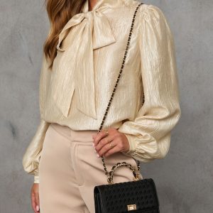 Gretta Woven Leather Crossbody Bag