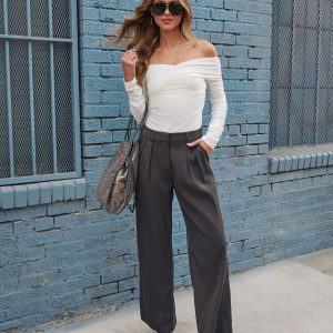 High Road Wide Leg Pleated Trousers