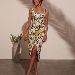 Sweet Days Wrap Midi Dress