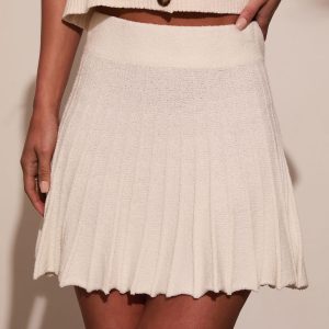 Enzo Knit Mini Skirt