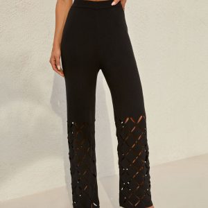 Colette Laser Cut Out Pants