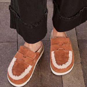 Biba Sherpa Lined Clog Mules