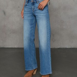Tisla Super Stretch Straight Leg Relaxed Jeans