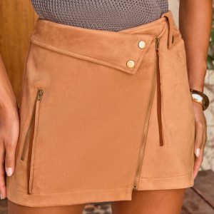 Larnie Faux Suede Mini Skirt