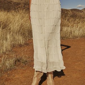 Celestial Haven Chiffon Maxi Skirt