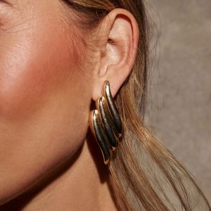 Sweet Serene Textured Stud Earrings