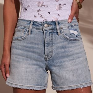 Bonfire Nights Distressed Denim Shorts