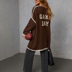 Game Day Tailgate Knit Cardigan