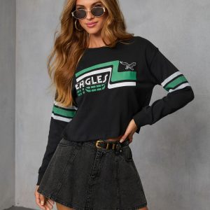 Philly Eagles Long Sleeve Graphic Tee