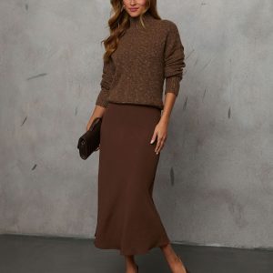 Here With You Midi Skirt