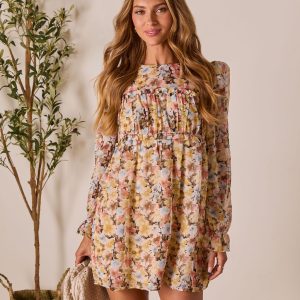 Forever Muse Pleated Mini Dress