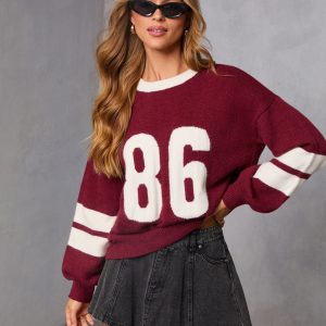 Madox Varsity Graphic Sweater