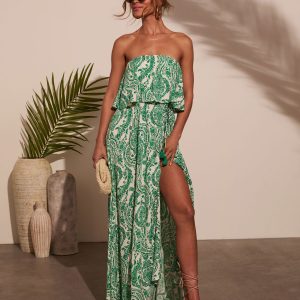Elsa Paisley Maxi Dress