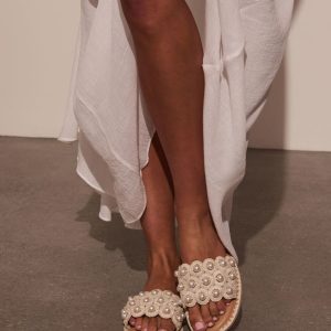 Marlene Pearl Embellished Sandals