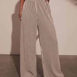 Mystic Wanderer Striped Wide Leg Pants