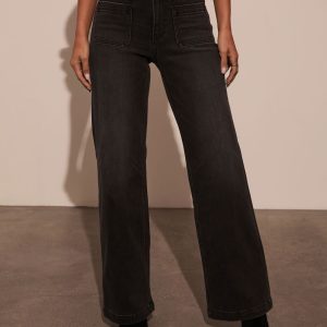 Iverson High Rise Wide Leg Denim