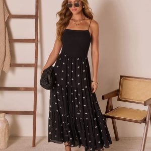 Moonflower Tiered Floral Maxi Dress
