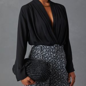 Poolside Straw Pouch Clutch