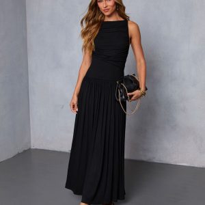 Mette Ruched Maxi Dress