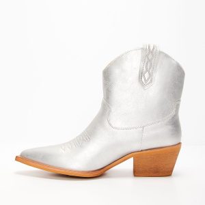 Jeanette Western Ankle Booties