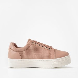 Willis Perforated Platform Sneakers