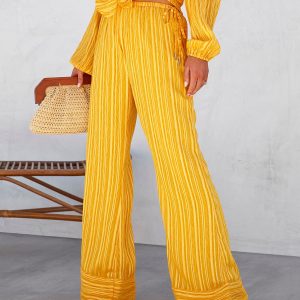 Tatianna High Waisted Wide Leg Pants